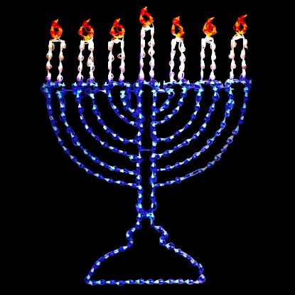 Picture of Hanukkah LED Menorah Candle