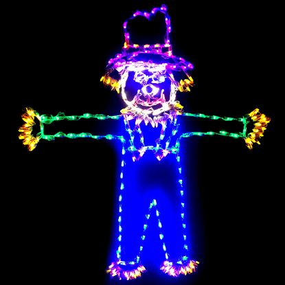 Picture of LED Thanksgiving Scarecrow 50"