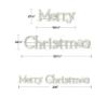 Picture of Sign LED Merry Christmas Classic White 18'