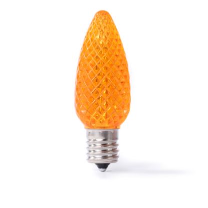 Picture of C9 LED Bulb - Orange Transparent