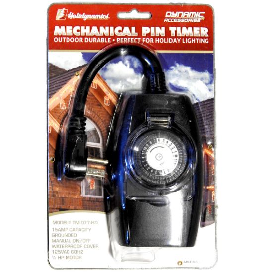 Picture of Timer Outdoor Mechanical Pin 15 AMP