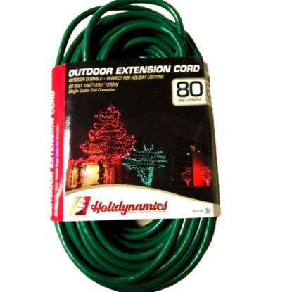 Picture of Single Plug Extension Cord 80'