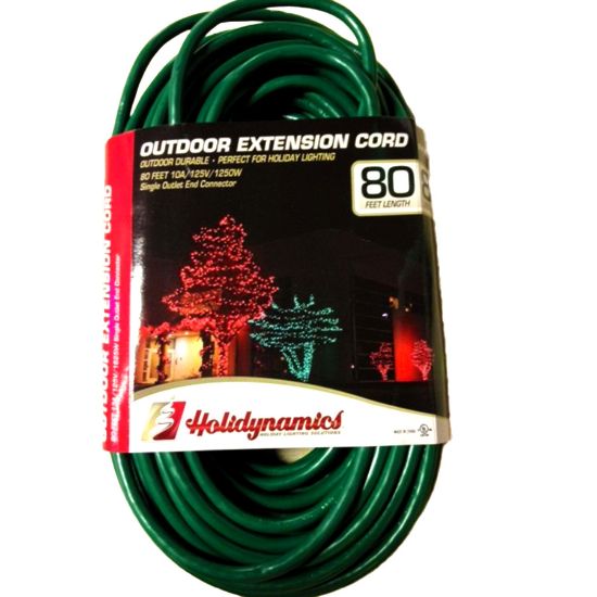 Picture of Single Plug Extension Cord 80'