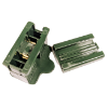 Picture of Slide Plug Female SPT1 - Green - Pack of 25