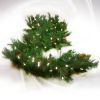 Picture of 9'x14" Incandescent Mixed Noble Garland -Pre-lit  Clear Bulbs On Sale! Was $84.00.