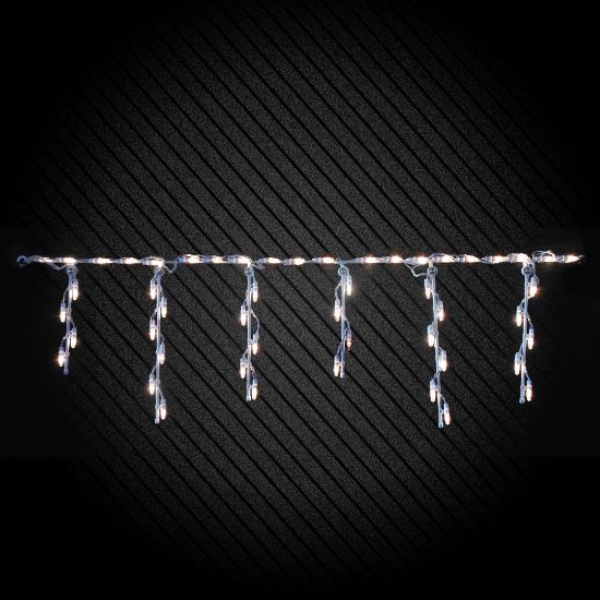 Picture of LED Icicle Artisticks - Pure White - Roof Line Decor