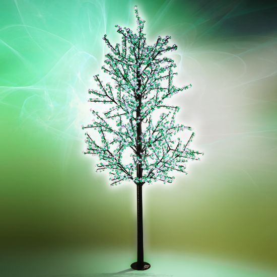 Picture of 13' Commercial LED Cherry Blossom Tree - Pure White & Green