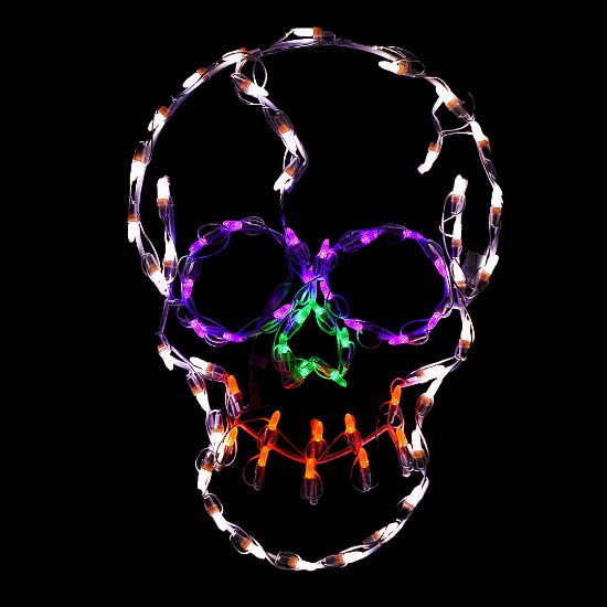 Picture of Halloween LED Small Skull 24"