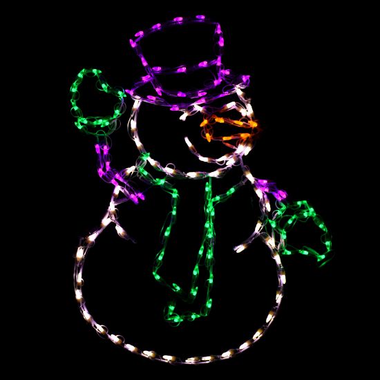 Picture of Snowman Waving LED 35"