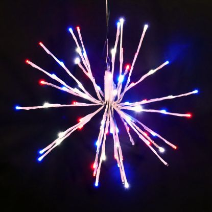 Picture of 16" Christmas LED Spritzer Red, Pure White, Blue