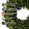 Picture of 60" Mixed Noble Wreath Classic White LED 5MM