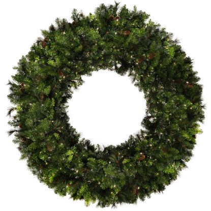 Picture of 96" Mixed Noble Wreath Classic White LED 5MM 3D