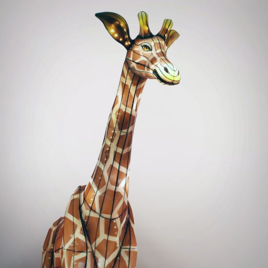 Picture of Lantern Giraffe 6'