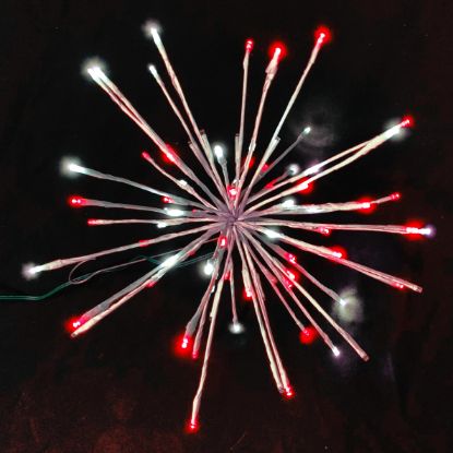 Picture of 16" Christmas LED Spritzer with Pure White and Red