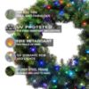 Picture of 36" Dynamic Greenery RGB Wreath 