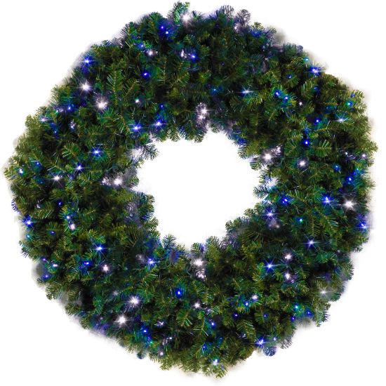 Picture of 72" Dynamic Greenery RGB Wreath