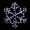 Picture of LED Sparkler Snowflake Pure White w/White Metal Frame 36"