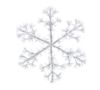 Picture of LED Sparkler Snowflake Pure White w/White Metal Frame 36"