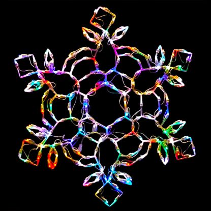 Picture of Dynamic RGBWW Snowflake Hexagonal 30"