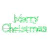 Picture of Sign Dynamic RGBWW LED Merry Christmas 18'