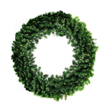 Picture of 60" Oregon Wreath  Warm White 