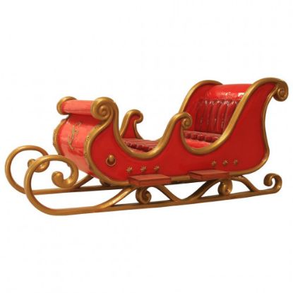 Picture of Reinforced Fiberglass Santa Sleigh, 4 Seater