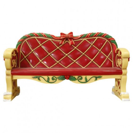 Picture of Reinforced Fiberglass Santa Bench