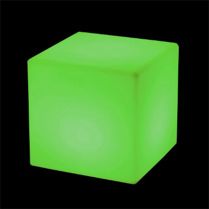 Picture of Dynamic Illumination RGB LED Cube color changing 20"