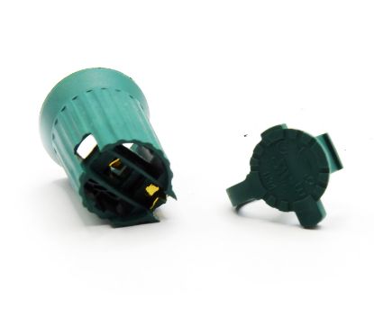 Picture of Accessories C9/E17 Socket Green - Pack of 100