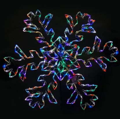 Picture of Dynamic RGB Snowflake Dendrite 48"