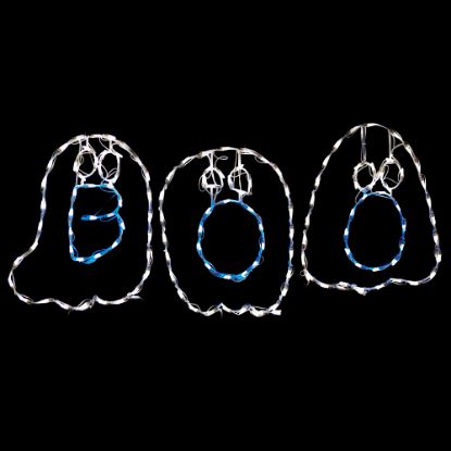 Picture of Halloween LED BOO 3 ghosts