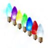 Picture of Dynamic RGB Transparent Faceted C9 Bulb