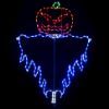 Picture of Halloween LED Jack O Lantern Evil Scarecrow 72 in