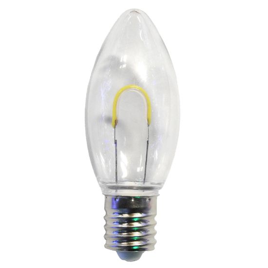 Picture of C9 LED U Filament Clear Bulbs Warm White Transparent - Pack of 25