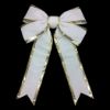 Picture of 12" Ivory Canvas Bow with Gold Trim