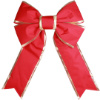 Picture of 24" Red Canvas Bow with Gold Trim