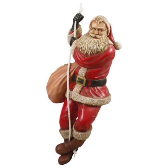 Picture of Reinforced Fiberglass Santa Climbing a rope