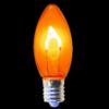 Picture of C9 LED U Filament Clear Bulbs Orange/Amber Transparent - Pack of 25