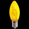 Picture of C9 LED U Filament Clear Bulbs Yellow Transparent - Pack of 25