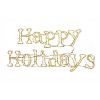 Picture of Sign LED Happy Holidays Classic White 18'