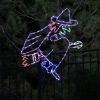 Picture of Halloween LED Flying Witch 46"