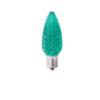 Picture of C9 LED Bulb - Green Transparent