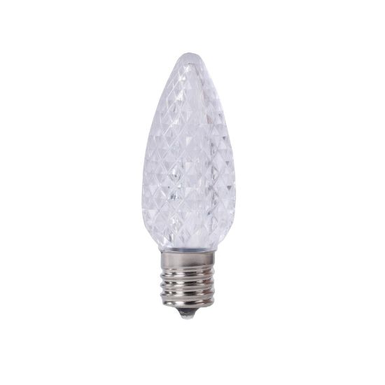 Picture of C9 LED Bulb - Cool White Transparent