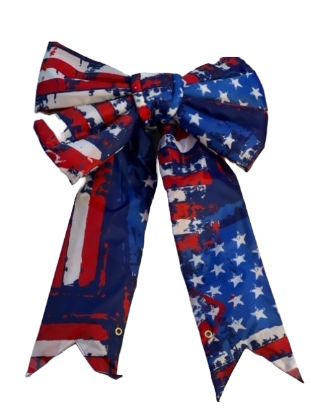 Picture of 18" Patriotic Nylon Bow 