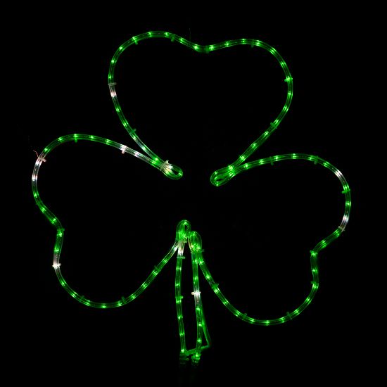 Picture of Dynamic RGBWW St. Patrick's Shamrock, 3 Leaves