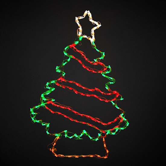 Christmas Tree with Garland LED 48